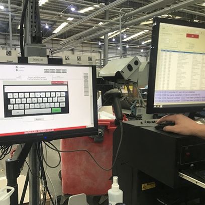 Pain point — no touchscreen, user needs to type by mouse
