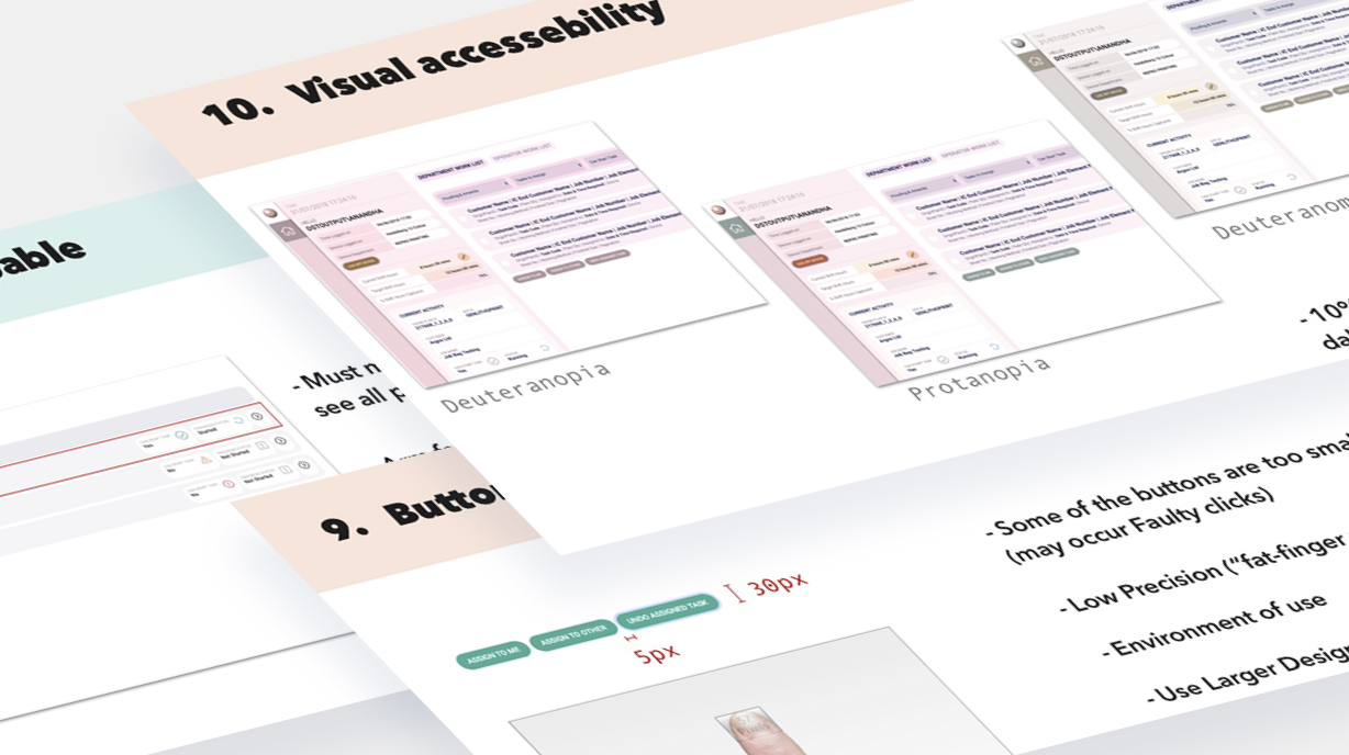 UX audit findings